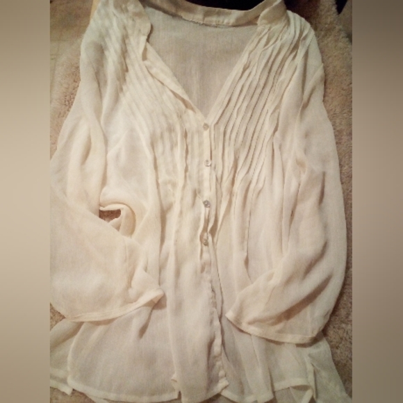 unknown Tops - Must Bundle Read! Sale 5.00! Sheer Bohemian Blouse
